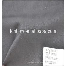 dunkelgrauer sehr kleiner karierter Woll- und Polyester-Mischgewebe für formellen Anzug Gewicht 260g / m